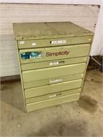 Simplicity Metal Cabinet with drawers