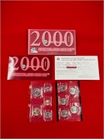 United States Mint Uncirculated Coin Set 2000