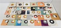 LARGE LOT OF BEATLES 45 RPM RECORDS
