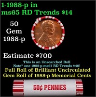 1-10 FREE BU RED Penny rolls with win of this 1988
