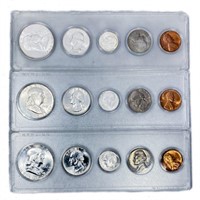 1960-1963 US Silver Proof Sets (15 Coins)