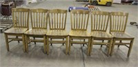 (6) Wood Chairs