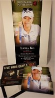 Lydia Ko Posters and Counter Mats Golf Branded