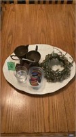 Turkey Plater, Sliver Plate creamer sugar, Drink