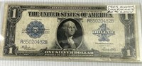 1923 One Dollar Silver Cerificate Blue Seal