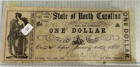 Jan 1st, 1866 One Dollar Note from the