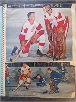 1960s NHL Hockey Scrapbook Newspaper Star Photos