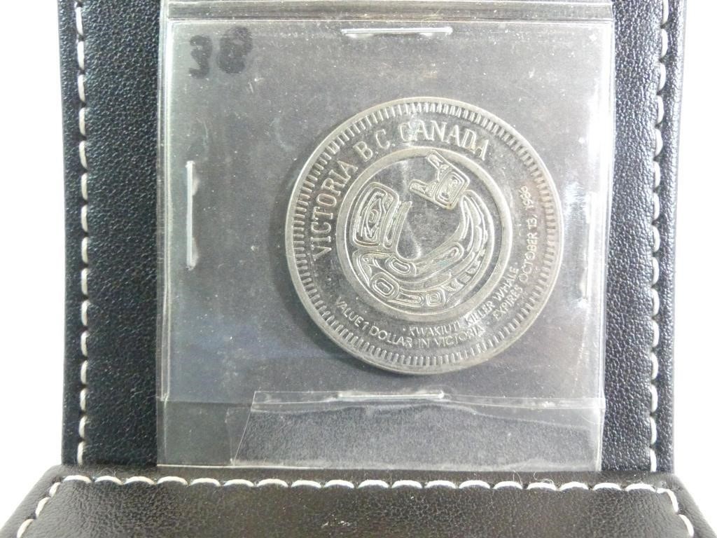 1985 Victoria Trade Dollar