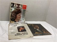 Vintage Kennedy’s Life & Look Magazines etc