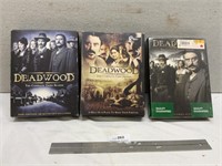 All 3 Seasons of Deadwood DVD’s 18 Discs, Season