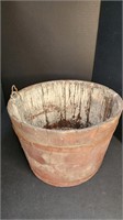 Old wood maple Syrup Bucket