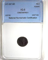 317-337 AD Constantine II NNC VG8 AE3