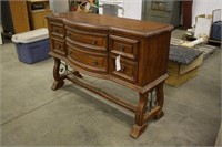 BUFFET WITH 6 DRAWERS - APPROX 56" X 17" X 38"