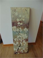 Tall flower wall hanging