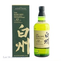 Hakushu 12 Year Single Malt Japanese Whisky