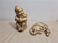 Indoor or Outdoor Floor Art Figurines