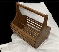 Wood Carry All/Magazine Rack