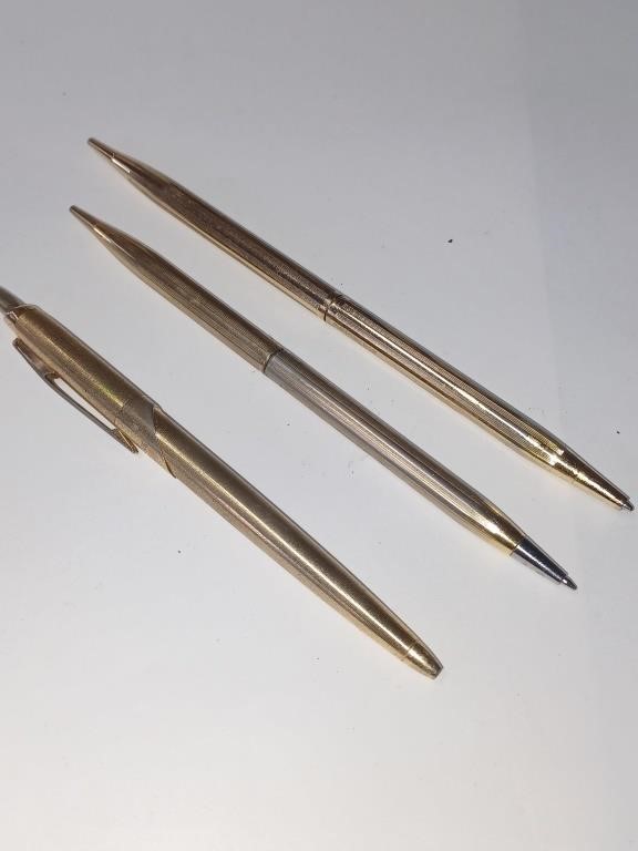 Goldtone Pen and Pencil Set