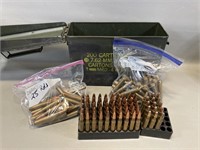 140 ROUNDS 30-06 RELOADS IN AMMO CAN, NOT