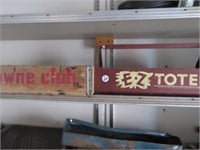 EZ TOTER TOOL CADDY, TOWNE CLUB WOOD CRATE