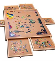 $80 PLAYVIBE 1500 Piece Puzzle Board with Drawers