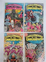 Challengers of The Unknown #81, 83-84, 87 DC Comic