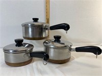 Revere Ware Three Piece Set