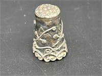 Sterling Silver Thimble, 
TW 3.33g