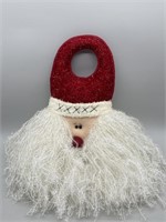 Santa's Head w/ Bells Christmas Decor