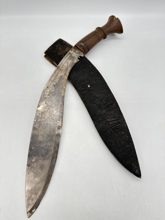 Traditional Antique Kukri with Original Scabbard