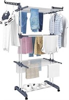USED - Clothes Drying Rack,4-Tier Foldable Clothes