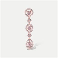 14K ROSE GOLD 1.57CT DIAMOND PENDANT