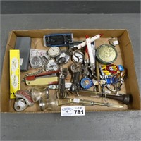 Lot of Pocket Watches & Other Trinkets
