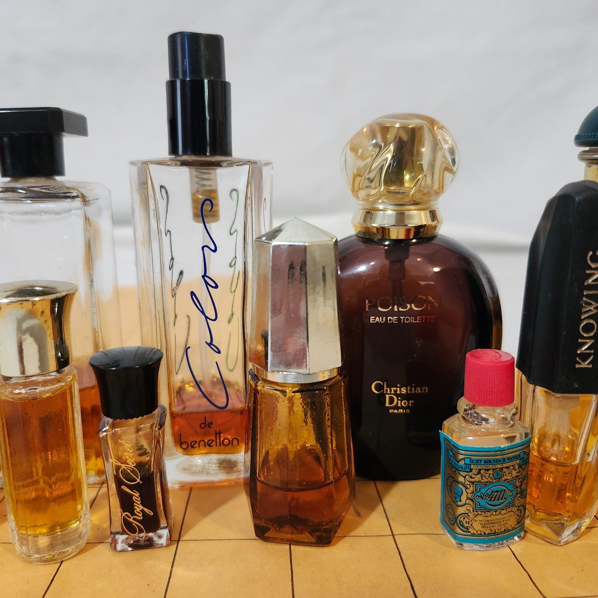 Vintage perfume, colognes