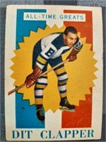 1960-61 Topps NHL Aubrey Dit Clapper Card #26