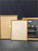 frames with glass - 20x16" x 2, 18 x 25"