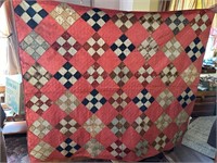 Red quilt 66” X 78”