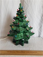 Ceramic Christmas Tree - Some Chips 12" H