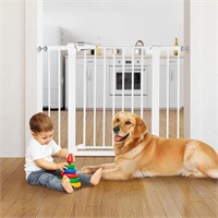 Babelio Baby Gate  26-40 inches  White  1 Pack