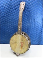 Antique 22" Banjo? Musical Instrument AS IS