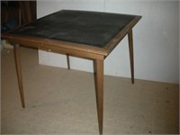 Padded Top Folding Table 35x35x29 Damaged