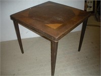 Wood Folding Table  30x30x27 Inches