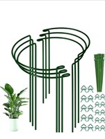 (New) 6 Pack Plant Support Stakes, 10" W x 16" H