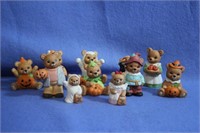 Lot of HOMCO Halloween Collectable Bears