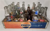 Pepsi Crate Pop Bottle Lot Orange Crush Wolverine
