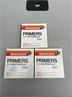 3 pack of Winchester W209 Shotshell Primers