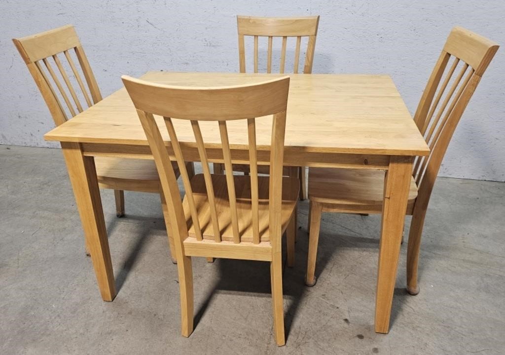 Dining table 4 chairs 48"36"30"
