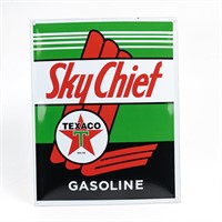 Porcelain Texaco Sky Chief Sign