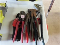 Assortment of Pliers and Cutters