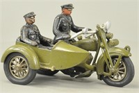 HUBLEY POLICE HARLEY WITH SIDECAR